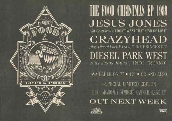 Food Christmas EP Advert 1989