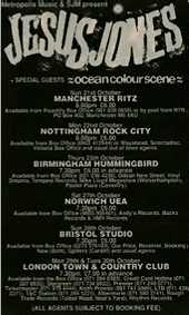Right Here Wight Now Tour Advert