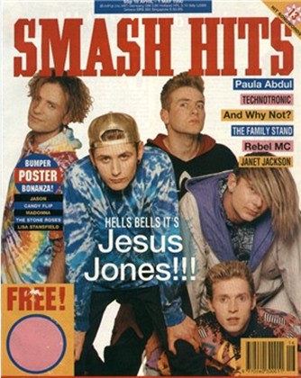 Smash Hits front cover April 18th 1990