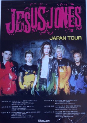 Jesus Jones Japan June 1993 Tour Poster - click for a bigger version
