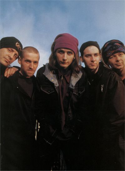Image: Photo of band from Japanese magazine April 1993