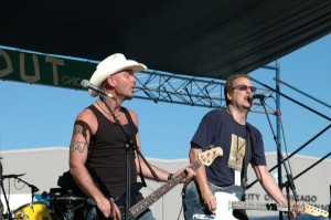 Photo: Al in Dollar Store, the band after the Waco Brothers