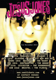 Jesus Jones - Nomber Tour 2015 poster