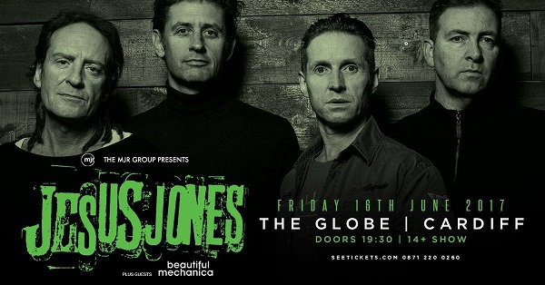 Jesus Jones Gig Flyer Cardiff 16th June 2017