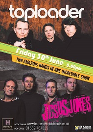 Jesus Jones Gig Poster St Albans 30th June 2017