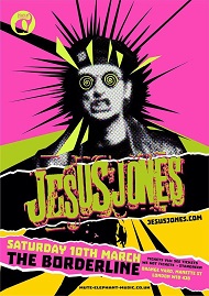 Jesus Jones Gig Poster The Borderline 10th March 2018