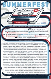 Jesus Jones Gig Poster Summerfest 5th July 2019
