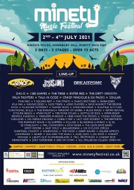 Minety Festival Poster - Jesus Jones 2021