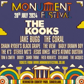 Monument Festival Poster - Jesus Jones 2024