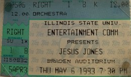 Jesus Jones gig ticket 06051993