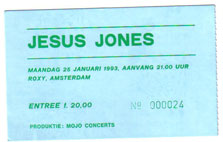 25th January 1993 Roxy, Amsterdam