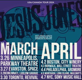USA/Canada Tour Poster - Jesus Jones 2024