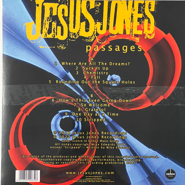 Jesus Jones Archive - Passages Era Releases