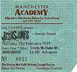 Manchester Academy 21st February 1991